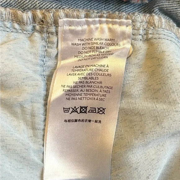 BDG High-Rise Baggy Fit Jeans Distressed Chewed Hem Size 26 - Picture 9 of 11